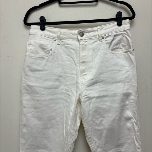 Everlane The Curvy Cheeky Jean In Bone White Crop - Picture 6 of 14